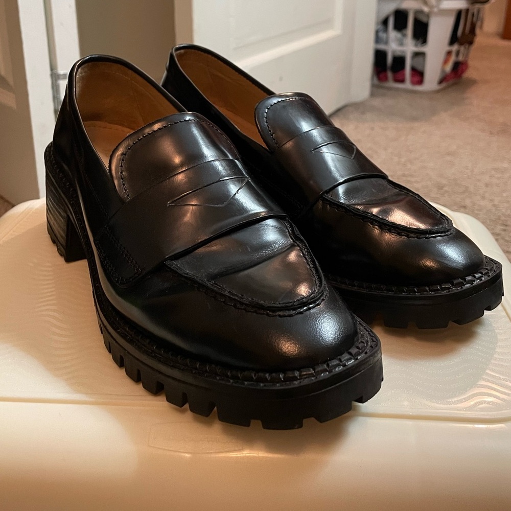 & Other Stories chunky leather loafers